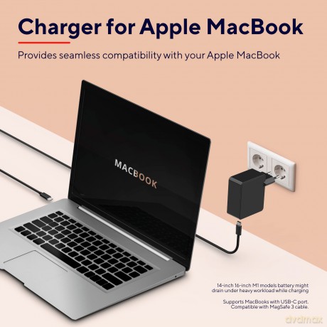 Ładowarka MacBook MAXO 61W USB-C