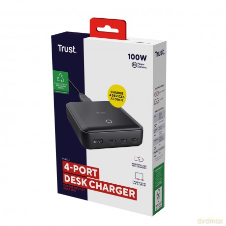Ładowarka Maxo 100W 4 porty