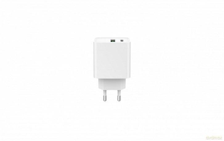 Ładowarka PowerDelivery USB-A USB-C 20W Biała