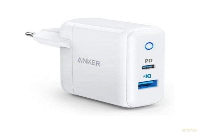 Ładowarka PowerPort PD+2 18W USB-C + 15W USB-A EU Biała
