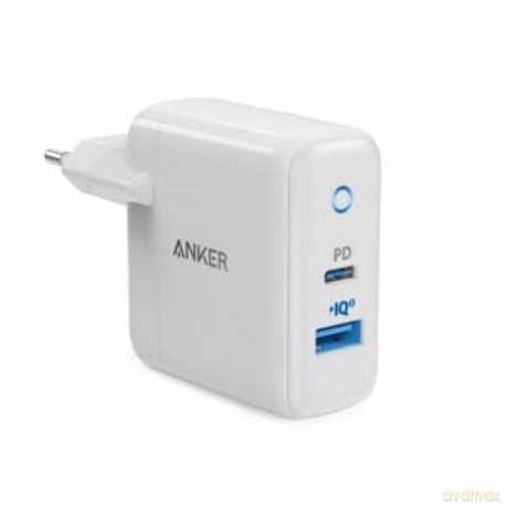 Ładowarka PowerPort PD+2 18W USB-C + 15W USB-A EU Biała