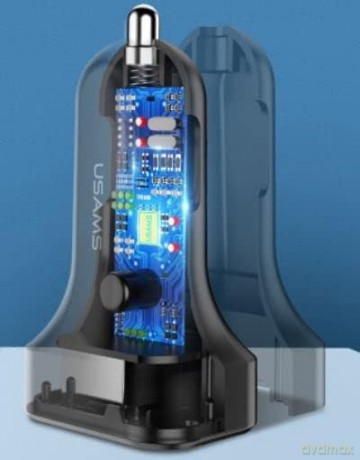 Ładowarka samochodowa 2xUSB C13 2.1A microUSB czarny NTU35MC13TZ