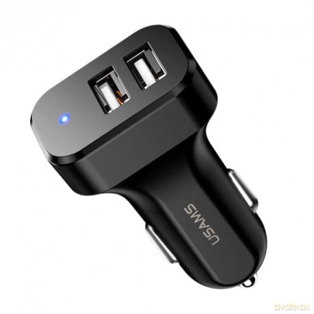 Ładowarka samochodowa 2xUSB C13 2.1A microUSB czarny NTU35MC13TZ