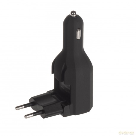 Ładowarka samochodowa domowa 2xUSB MCE127