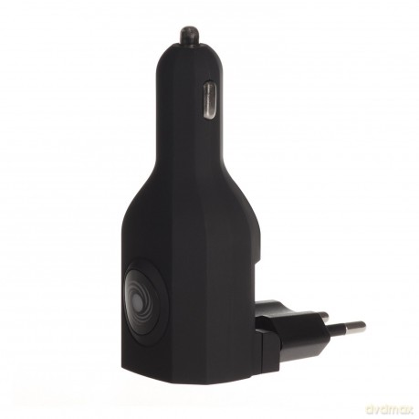 Ładowarka samochodowa domowa 2xUSB MCE127
