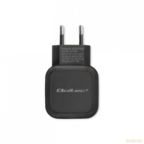 Ładowarka sieciowa 17W | 5V | 3.4A | 2xUSB