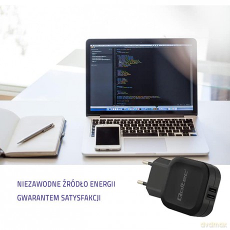 Ładowarka sieciowa 17W | 5V | 3.4A | 2xUSB