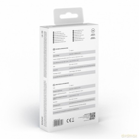 Ładowarka sieciowa 20W LA-09 USB-C QC, PD 3.0