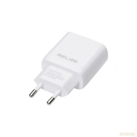 Ładowarka sieciowa 25W GaN USB-C + kabel USB-C, biała