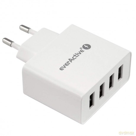 Ładowarka sieciowa 4x USB 5A Iq smart charging Biała