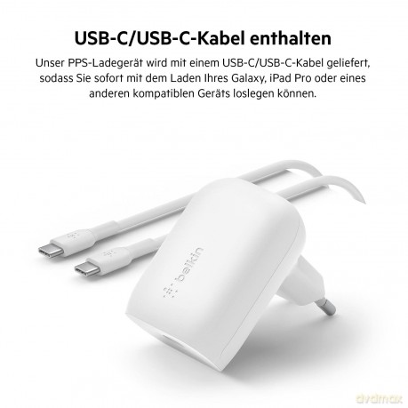 Ładowarka sieciowa BOOST CHARGE 30w USB-C PD PPS + Kabel USB-C