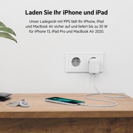 Ładowarka sieciowa BOOST CHARGE 30w USB-C PD PPS + Kabel USB-C