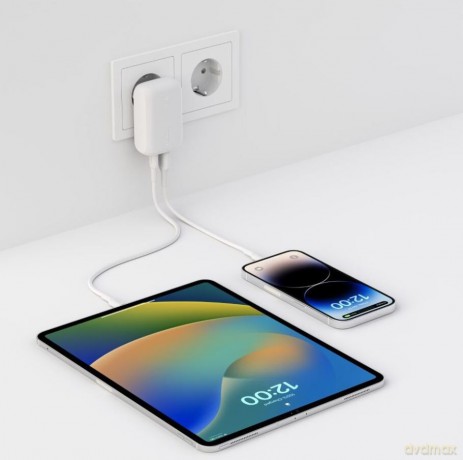 Ładowarka sieciowa BoostCharge 42W USB-C 3 0W USB-A 12W biała