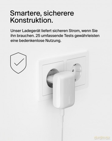 Ładowarka sieciowa BoostCharge 42W USB-C 3 0W USB-A 12W biała