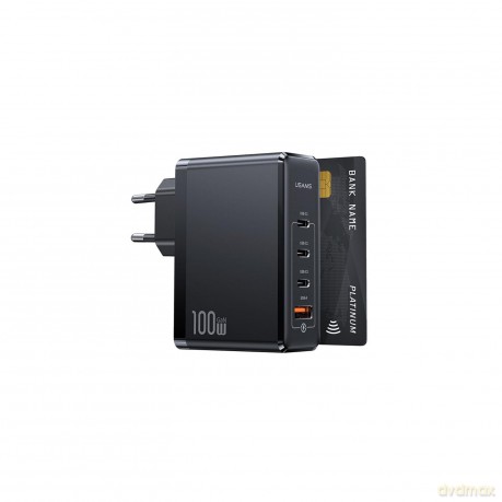Ładowarka sieciowa GaN 100W PD 3xUSB-C/ USB T50
