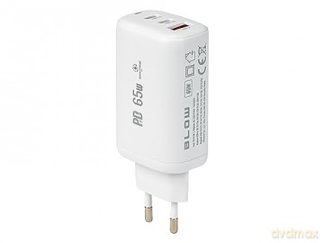 Ładowarka sieciowa gniazdo USB+USB-Cx2 65W