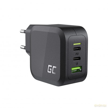 Ładowarka sieciowa PowerGaN 65W PD 3.0 QC 3.0 2xUSB-C 1xUSB-A