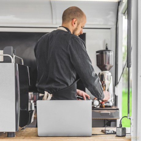 Ładowarka sieciowa PowerGaN 65W PD 3.0 QC 3.0 2xUSB-C 1xUSB-A