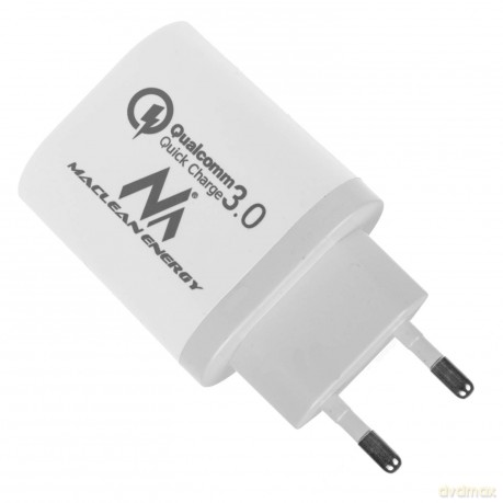 Ładowarka sieciowa QC 3xUSB MCE479W