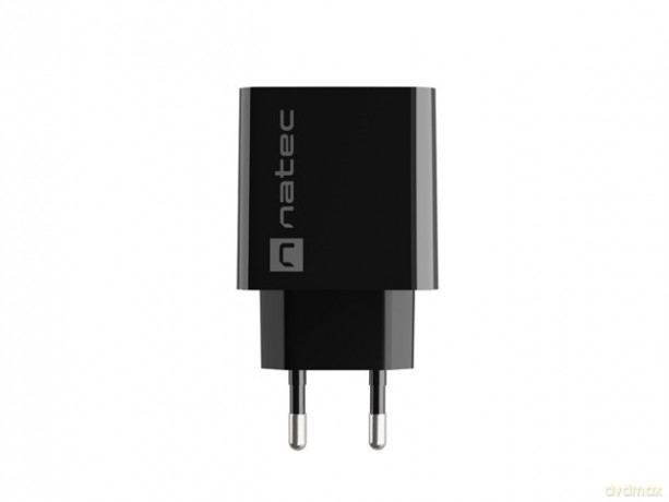Ładowarka sieciowa Ribera 1x USB-A + 1x USB-C 20W Czarna