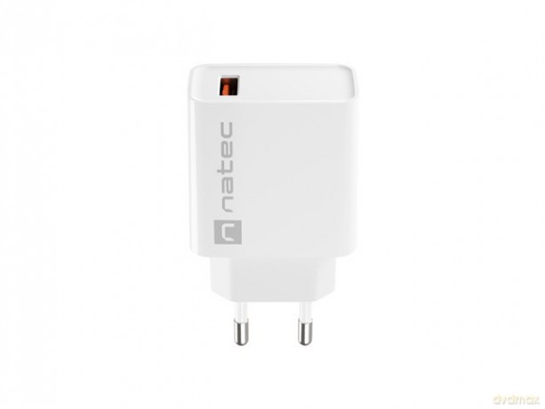 Ładowarka sieciowa Ribera 1x USB-A 18W Biała