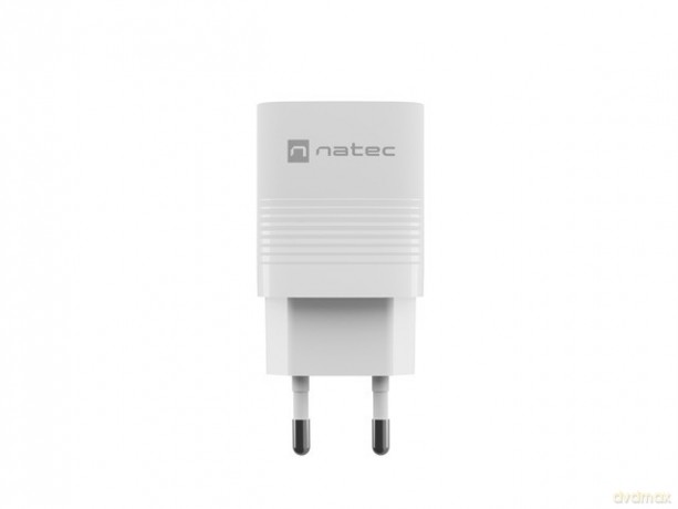 Ładowarka sieciowa Ribera GAN 1X USB-A + 1X USB-C 30W Biała