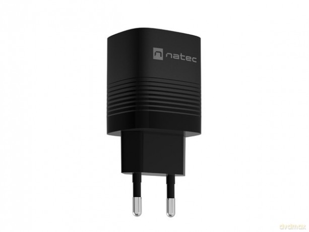 Ładowarka sieciowa Ribera GAN 1X USB-A + 1X USB-C 30W Czarna