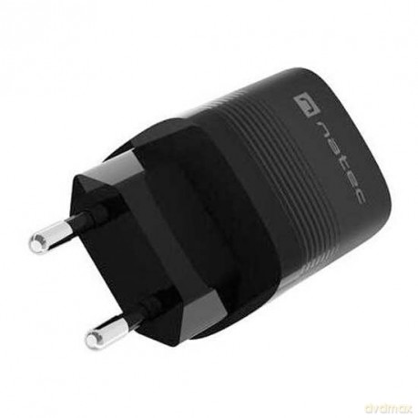Ładowarka sieciowa Ribera GAN 1X USB-A + 1X USB-C 30W Czarna
