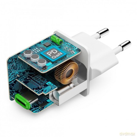 Ładowarka sieciowa supermini 45W GaN PD/QC