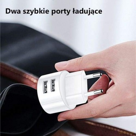 Ładowarka sieciowa T20 2xUSB 2,1A Lightning