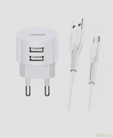Ładowarka sieciowa T20 2xUSB 2,1A microUSB