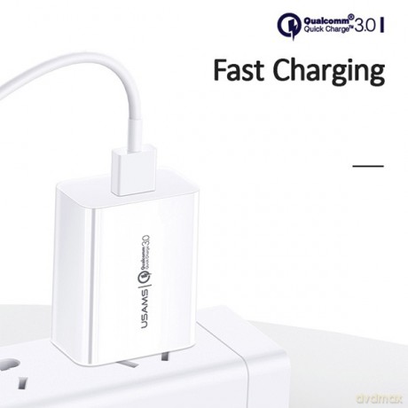 Ładowarka sieciowa T22 18W QC 3.0 kabel USB-C