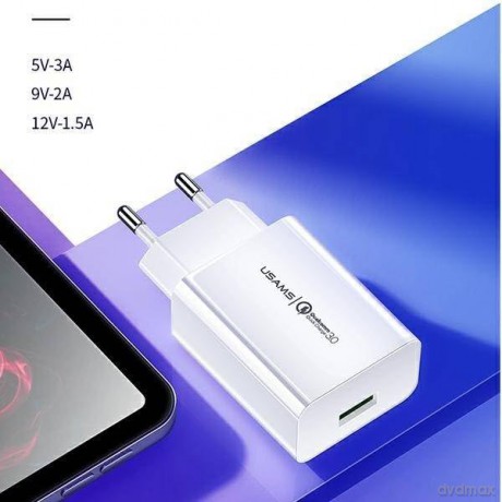 Ładowarka sieciowa T22 18W QC 3.0 kabel USB-C