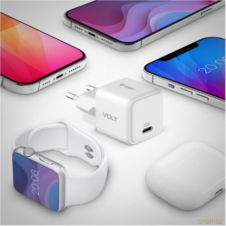 Ładowarka sieciowa USB C 20W 3A Power Delivery 3.0 QC 3.0 Biała