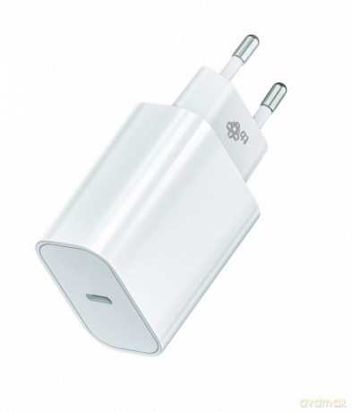 Ładowarka sieciowa USB C 20W Power Delivery biała