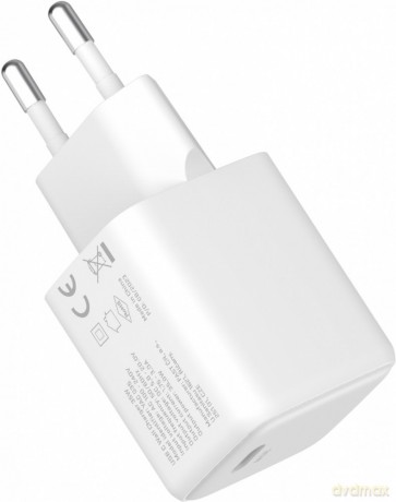 Ładowarka sieciowa USB C 35W 3A Power delivery 3.0 QC 3.0 Biała