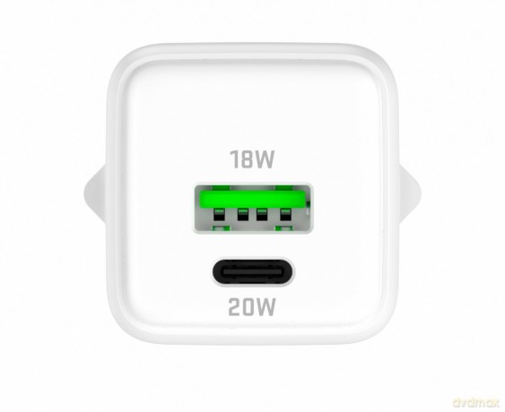 Ładowarka sieciowa USB C/A 20W/18W 3A Power delivery 3.0 QC3.0