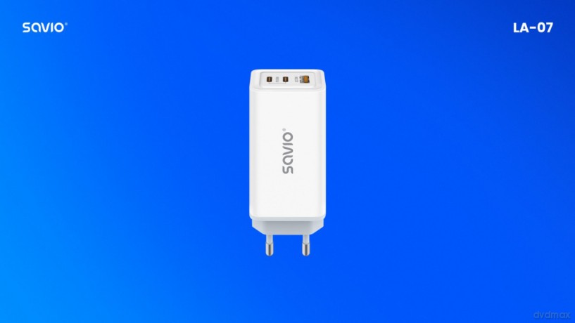 Ładowarka sieciowa USB GaN 65W, Quick Charge 4.0, Power Delivery 3.0, LA-07