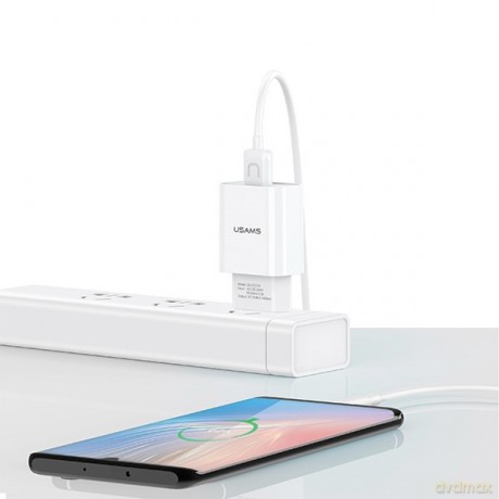 Ładowarka sieciowa USB kabel USB-C 2,1A T21