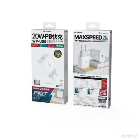 Ładowarka sieciowa USB-C Power Delivery Fast Charger 20W