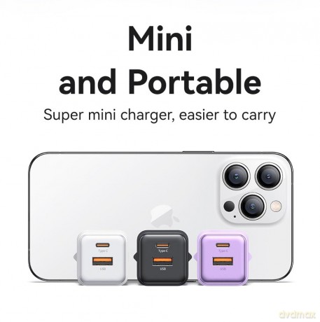 Ładowarka sieciowa USB-C+ USB-A PD 3.0 30W Fast