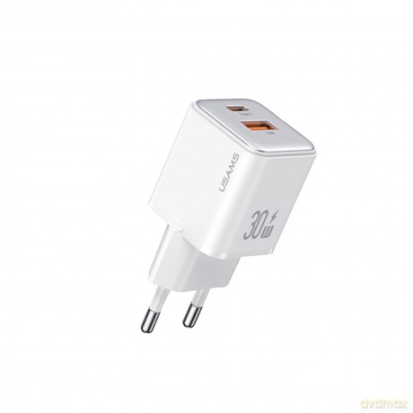 Ładowarka sieciowa USB-C+USB-A PD 3.0 30W Fast