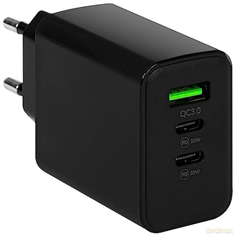 Ładowarka sieciowa USB-Cx2 + USB PD 40W