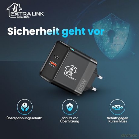 Ładowarka Smart Life Fast Charger 65W GaN USB-C, USB-A
