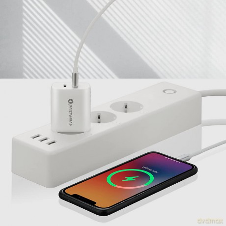 Ładowarka USB/USB-C QC3.0 25W Biała