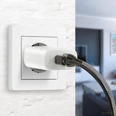 Ładowarka USB/USB-C QC3.0 25W Biała