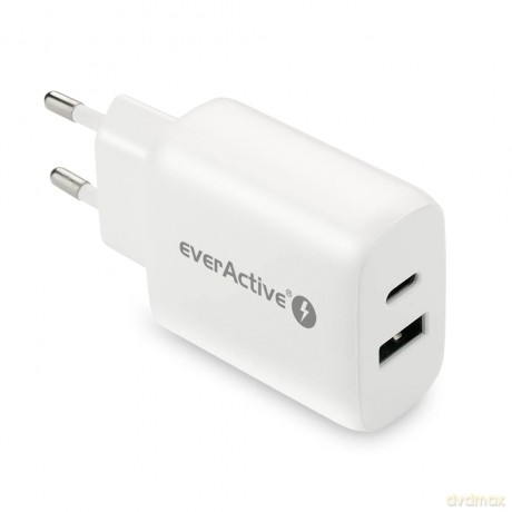 Ładowarka USB/USB-C QC3.0 25W Biała
