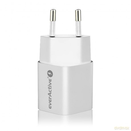 Ładowarka USB/USB-C QC3.0 30W technologia GaN Biała