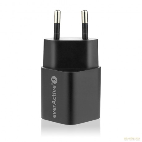 Ładowarka USB/USB-C QC3.0 30W technologia GaN Czarna