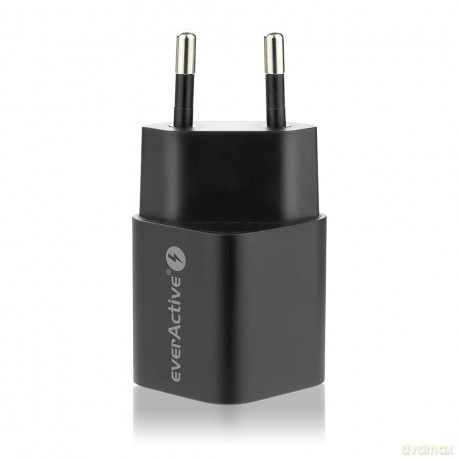 Ładowarka USB/USB-C QC3.0 30W technologia GaN Czarna